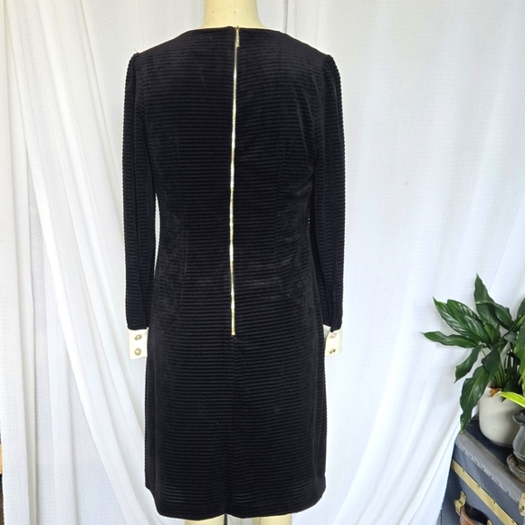 Karl Lagerfeld Velour Dress - Picture 2 of 8